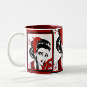 Rote und schwarze Tasse (Links)