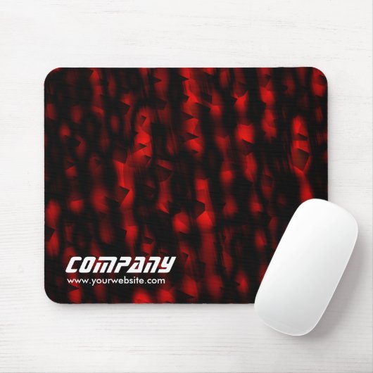 Rote und schwarze Textur, Geschäft Mousepad (Mit Mouse)