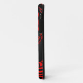 Rote und schwarze Yin Yang Drachen Case-Mate iPhone Hülle (Hinten/Links)