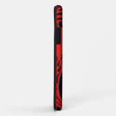 Rote und schwarze Yin Yang Drachen Case-Mate iPhone Hülle (Hinten/Rechts)