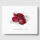 Rote und Silberblume Gästebuch (Rückseite)