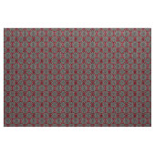 Rote und türkisfarbene Blume Stoff (Yard (91,4 cm))