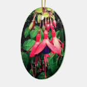 Rote und violette Blumen Keramik Ornament (Links)