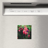 Rote und violette Blumen Magnet (In Situ (Geschirrspüler))