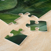 Rote und weiße Blume Art Puzzle (Seite)