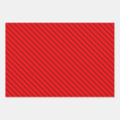 Rote und weiße Candy Stripes Geschenkpapier Set (Vorderseite 3)