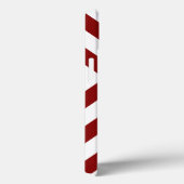 Rote und weiße Chevronen auffallend Case-Mate iPhone Hülle (Rückseite / Rechts)