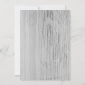 Rote und weiße Country Bridal Dusche Einladungen (Rückseite)