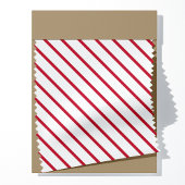 Rote und weiße Diagonalstreifen Stoff