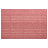 Rote und weiße frohe Weihnachts Retro Typografie Stoff (Yard (91,4 cm))