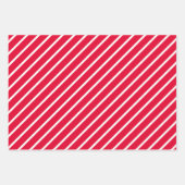 Rote und weiße Geschenkpapierbögen Geschenkpapier Set (Vorderseite 2)