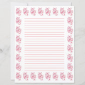 Rote und weiße gestreifte Katzendrucke, Leisten (Vorderseite)