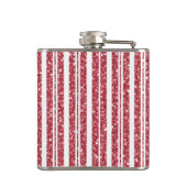 ROTE UND WEISSE GLITZER SEHEN CHRISTMAS STRIPES AU FLACHMANN (Rückseite)