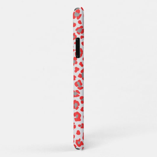 Rote und weiße Grafik Case-Mate iPhone Hülle (Hinten/Rechts)