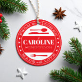 Rote und weiße Herzen aus Liebe Geschenkanhänger