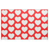 Rote und weiße Herzen Stoff (Fat Quarter (45,7 x 55,9 cm))