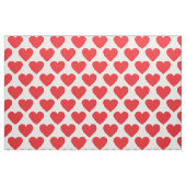 Rote und weiße Herzen Stoff (Fat Quarter (45,7 x 55,9 cm))