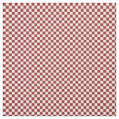 Rote und weiße karierte Quadrate Stoff (Muster)