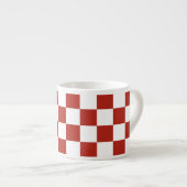 Rote und weiße Karton Espressotasse (Vorderseite Rechts)