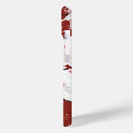 Rote und weiße Kirschblüte Sakura Case-Mate iPhone Hülle (Rückseite / Links)