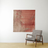 ROTE UND WEISSE KONKRETE WAND WANDTEPPICH (Beispiel (Horizontal))