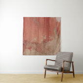 ROTE UND WEISSE KONKRETE WAND WANDTEPPICH (Beispiel)