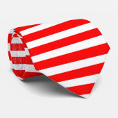 Rote und weiße Krawatte (Gerollt)