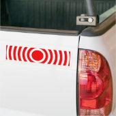 Rote und weiße Kreise Autoaufkleber (Auf Lkw)