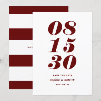Rote und weiße, kühne italienische Typografie Mode