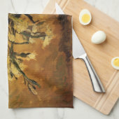 Rote und weiße Nelken von Vincent van Gogh Geschirrtuch (Viertel Falte)