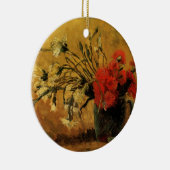 Rote und weiße Nelken von Vincent van Gogh Keramik Ornament (Rechts)