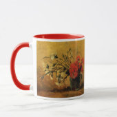 Rote und weiße Nelken von Vincent van Gogh Tasse (Links)
