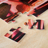 Rote und weiße Orchideen Puzzle (Seite)