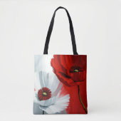Rote und weiße Pflaumen Tasche (Vorderseite)