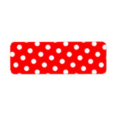 Rote und weiße Polka-Punkte (Vorne)