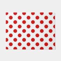 Rote und weiße Polka-Punkte