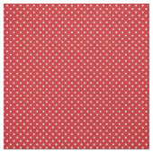 Rote und weiße Polka-Punkte Stoff (Muster)