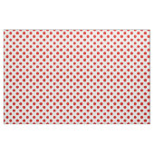 Rote und weiße Polka-Punkte Stoff (Yard (91,4 cm))