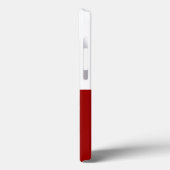 Rote und weiße Rechtecke Case-Mate iPhone Hülle (Rückseite / Links)