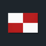 Rote und weiße Rechtecke Leinwanddruck<br><div class="desc">Zwei rote Rechtecke und zwei weiße Rechtecke bilden ein kariertes Muster in diesem sauberen digitalen Design. Der weiße Hintergrund ist tatsächlich transparent, sodass Sie ihn ändern können, wenn Sie möchten. Klicken Sie einfach auf den Knopf "Anpassen!" und wählen Sie dann in der Sidebar die Option "Printed Background Color" aus. Wenn...</div>