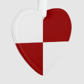 Rote und weiße Rechtecke Ornament (Vorderseite)