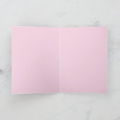 Rote und weiße Rose Blume Blumenkarte Rose Karte (Innenseite)