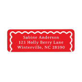 Rote und weiße Scallop (Vorne)