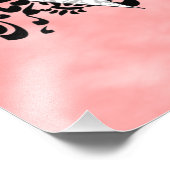 Rote und weiße Schleife mit Flügeln Fotodruck (Ecke)