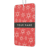 Rote und weiße Schneeflocken, Ihr Name, Personalis Autolufterfrischer (Links)