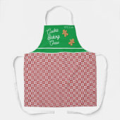 Rote und weiße Schürze Snowflake (Vorderseite)