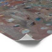 Rote und weiße Segel Abersoch Poster (Ecke)