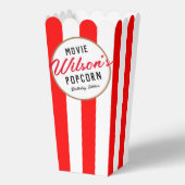 Rote und weiße Special Event Movie Night Popcorn Geschenkschachtel (Vorderseite)