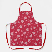 Rote und weiße Sterne Schürze (Vorderseite)