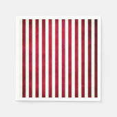 Rote und weiße Streifen auf Textur von STaylor Serviette (Vorderseite)